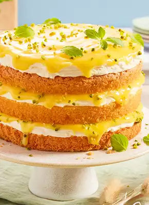 Naked Cake Zitrone Rezept Dr Oetker