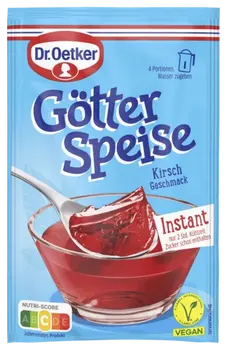 Dr. Oetker Götterspeise Instant Kirsch Geschmack