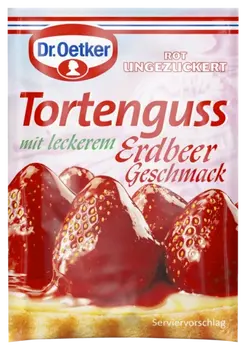 Dr. Oetker Tortenguss Erdbeer 3er