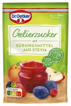 Dr. Oetker Gelierzucker mit Süßungsmittel aus Stevia