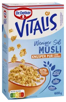 Dr. Oetker Vitalis Weniger süß Knusper Pur