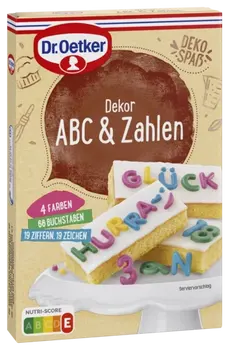 Dr. Oetker Dekor ABC & Zahlen
