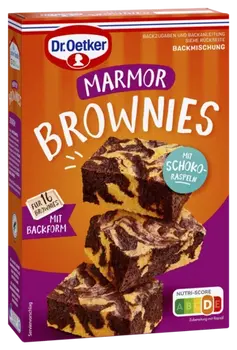 Dr. Oetker Marmor Brownies