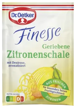 Dr. Oetker Finesse Geriebene Zitronenschale
