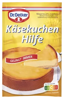 Dr. Oetker Käsekuchen Hilfe