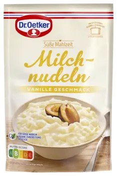 Dr. Oetker Milchnudeln Vanille-Geschmack