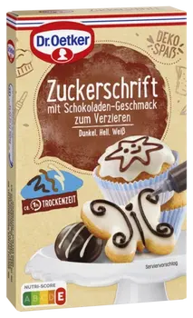 Dr. Oetker Zuckerschrift mit Schokoladengeschmack