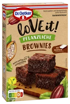 Dr. Oetker LoVE it! Pflanzliche Brownies