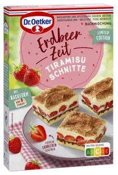 Dr. Oetker Erdbeer Zeit Tiramisu Schnitte