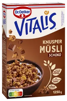 Dr. Oetker Vitalis Knuspermüsli Schoko RAC MB 1250g