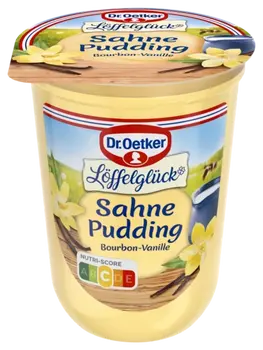 Dr. Oetker Löffelglück Sahne Pudding Bourbon-Vanille 500g