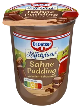 Dr. Oetker Löffelglück Sahne Pudding Vollmilch-Schokolade 500g