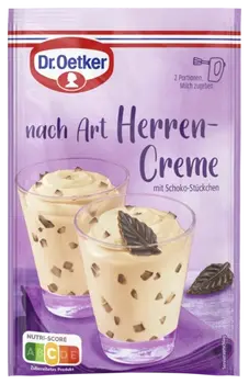 Dr. Oetker nach Art Herrencreme