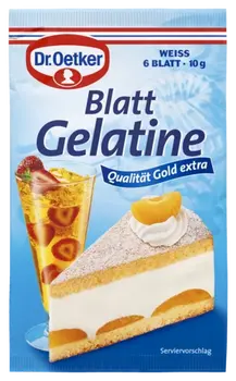 Dr. Oetker Blatt Gelatine weiß