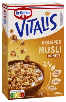 Dr. Oetker Vitalis Knuspermüsli Honeys