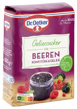 Dr. Oetker Gelierzucker für Beeren Konfitüre