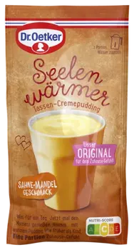 Dr. Oetker Seelenwärmer Tassen-Cremepudding Sahne-Mandel-Geschmack