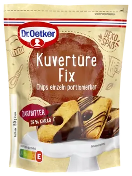 Dr. Oetker Kuvertüre Fix Zartbitter