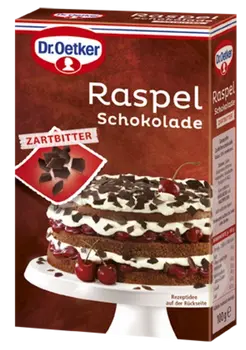 Dr. Oetker Raspelschokolade Zartbitter
