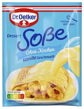 Dr. Oetker Soße ohne Kochen Vanille-Geschmack