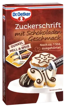 Dr. Oetker Zuckerschrift mit Schokoladengeschmack