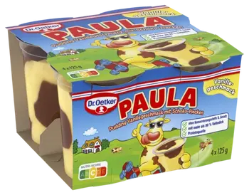 Dr. Oetker PAULA Pudding Vanillegeschmack mit Schoko-Flecken