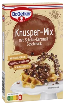 Dr. Oetker Knusper-Mix mit Schoko-Karamell-Geschmack