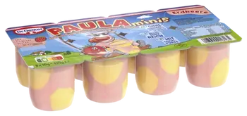 Dr. Oetker PAULA minis Erdbeerpudding mit Vanille-Geschmack-Flecken