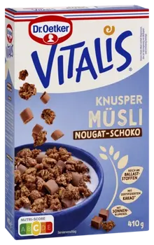 Dr. Oetker Vitalis Knuspermüsli Nougat-Schoko