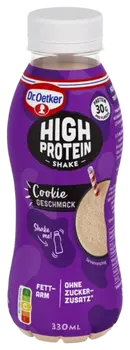 Dr. Oetker High Protein Shake Cookie-Geschmack