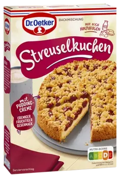 Dr. Oetker Streusel Kuchen