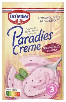 Dr. Oetker Paradies Creme Amarena-Kirsch Geschmack