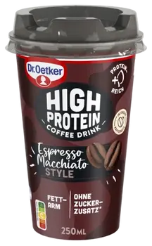 Dr. Oetker High Protein Coffee Drink - Espresso Macchiato Style