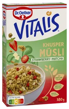 Dr. Oetker Vitalis Knusper Müsli Strawberry-Matcha