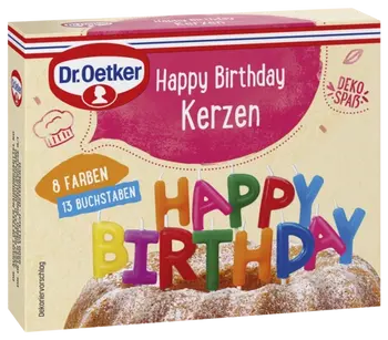 Dr. Oetker Happy Birthday Kerzen