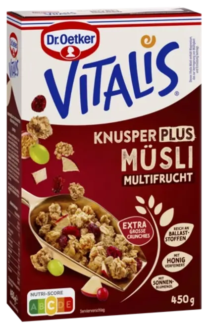 Dr. Oetker Vitalis KnusperPlus Multifrucht