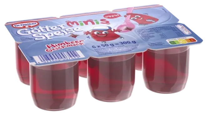 Dr. Oetker Götterspeise minis Himbeer-Geschmack