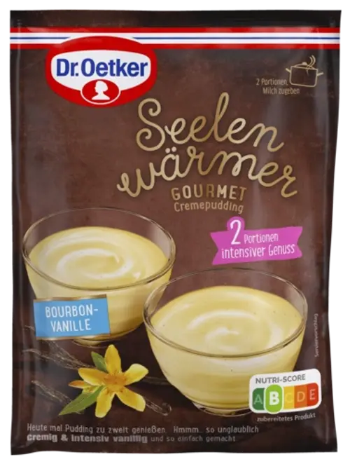 Dr. Oetker Seelenwärmer Gourmet-Cremepudding Bourbon-Vanille