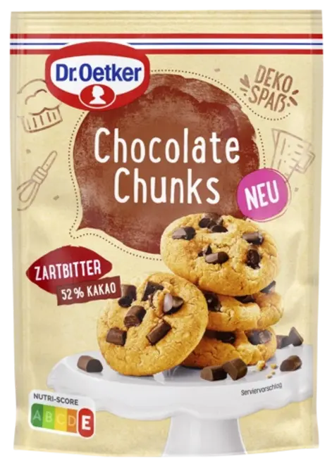 Dr. Oetker Chocolate Chunks Zartbitter