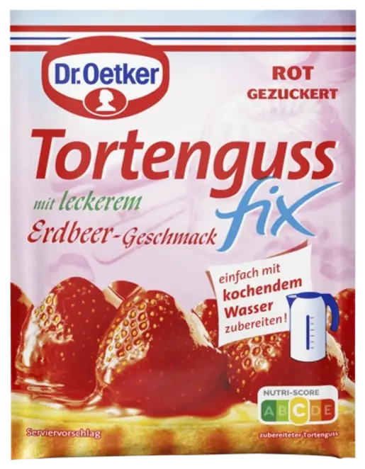 Dr. Oetker Tortenguss fix Erdbeer