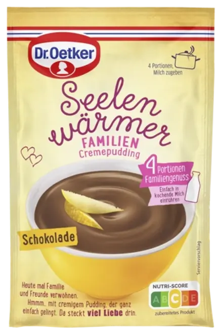 Dr. Oetker Seelenwärmer Familien-Cremepudding Schokolade