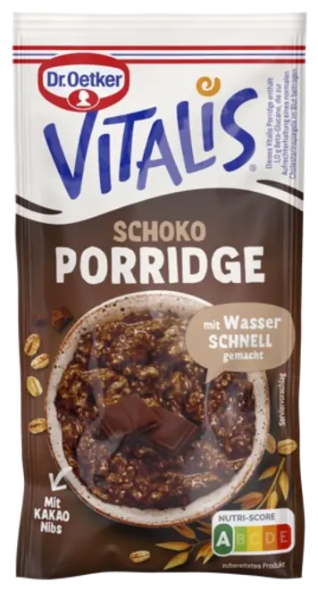 Dr. Oetker Vitalis Porridge Schokolade