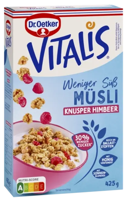 Dr. Oetker Vitalis Weniger süß Knusper Himbeer