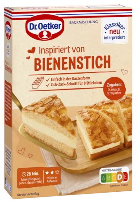 Dr. Oetker Inspiriert von Bienenstich