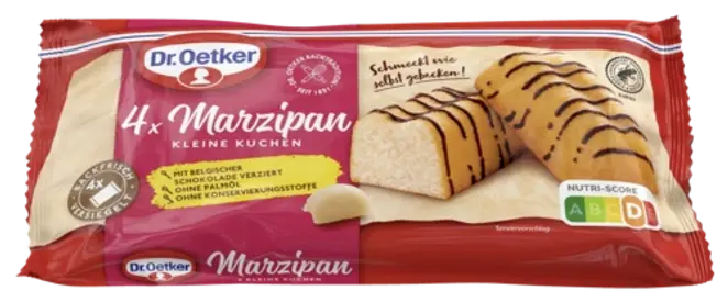 Dr. Oetker Fertige kleine Marzipankuchen 4er