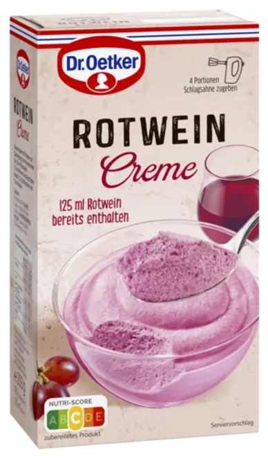 Dr. Oetker Rotwein Creme