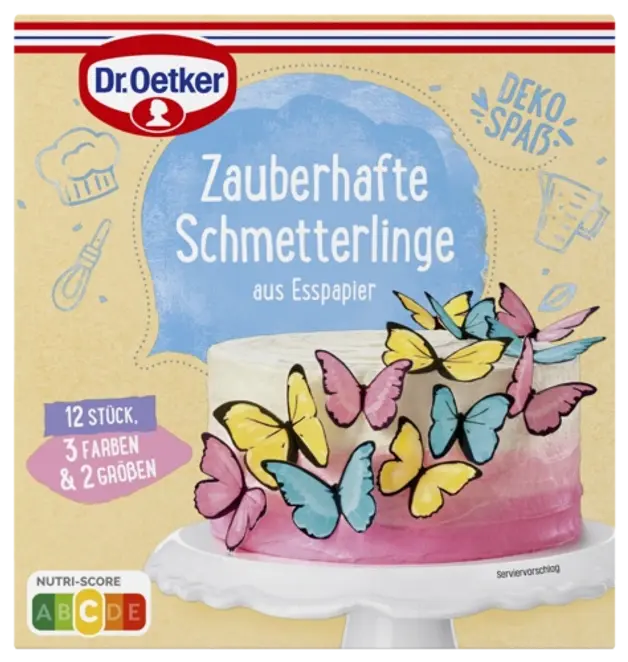 Dr. Oetker Zauberhafte Schmetterlinge
