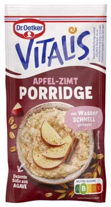 Dr. Oetker Vitalis Porridge Apfel-Zimt