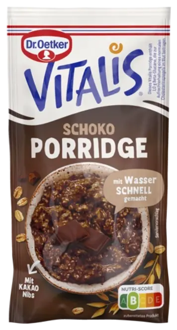 Dr. Oetker Vitalis Porridge Schokolade