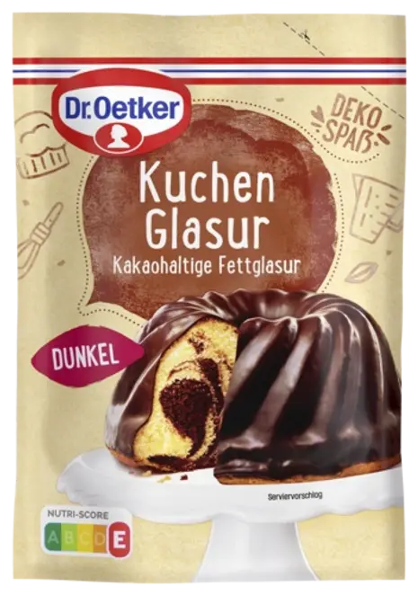 Dr. Oetker Kuchenglasur Dunkel